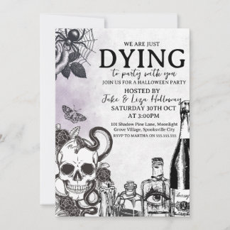 Vintage Halloween Party Invitation