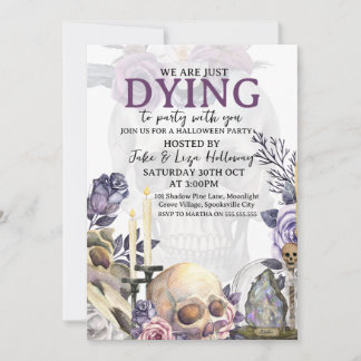 Vintage Halloween Party Invitation