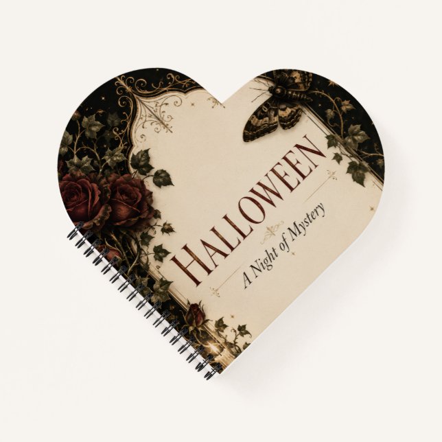 Vintage Halloween Party Notebook (Front)