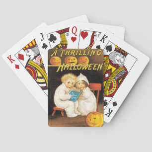 Vintage Halloween Playing Cards