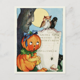 Vintage Halloween Postcard