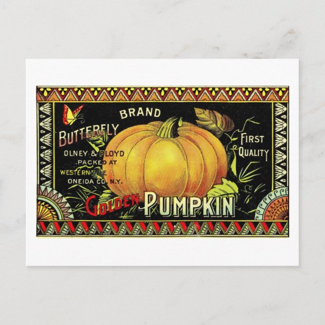 Vintage Halloween Postcard (Front)