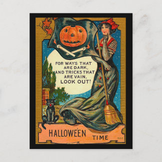 Vintage Halloween Postcard