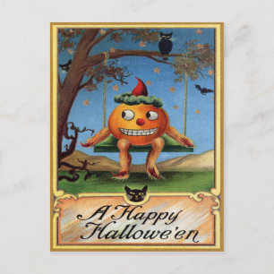 Vintage Halloween Postcard