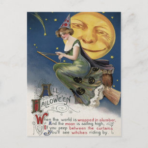 Vintage Halloween Postcard
