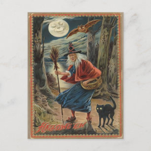 Vintage Halloween Postcard