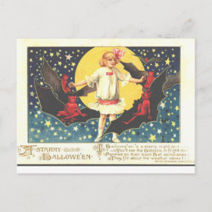 vintage halloween postcard