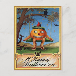 Vintage Halloween Postcard