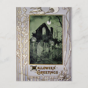 Vintage Halloween Postcard