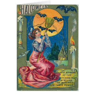 Vintage Halloween Postcard
