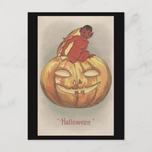Vintage Halloween Postcard