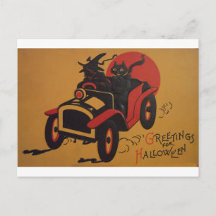 Vintage Halloween Postcard