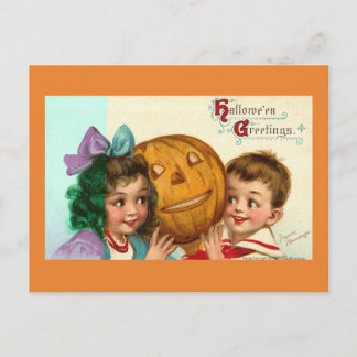 Vintage Halloween Postcard
