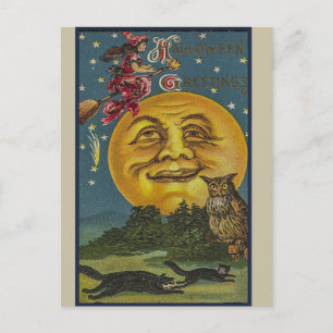 Vintage Halloween Postcard