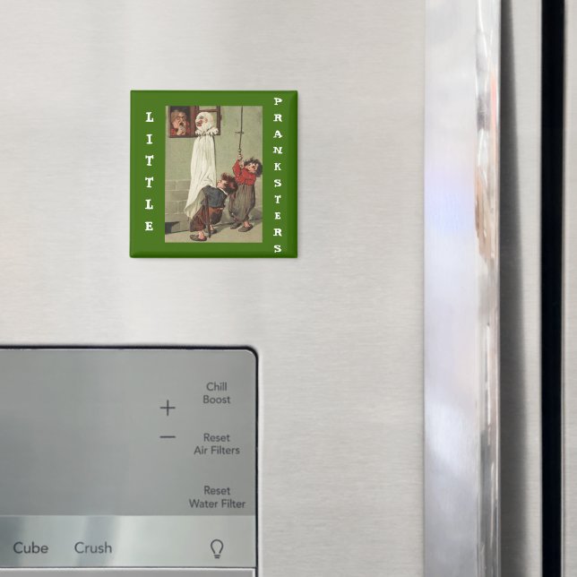 Vintage Halloween Pranksters Magnet (In Situ (Fridge))