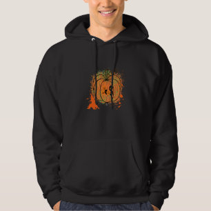 Vintage Halloween  Pumpkin Thanksgiving Fall Hoodie