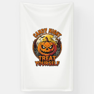 Vintage Halloween Pumpkin Treat Yourself Shirt_1 Banner