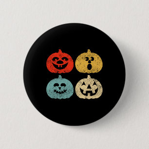 Vintage Halloween Pumpkin Women 2 Inch Round Button