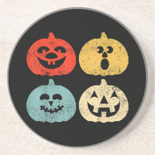 Vintage Halloween Pumpkin Women, Men, Kids, Funny  Coaster