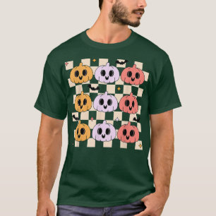 Vintage Halloween Pumpkin Women Men Kids Halloween T-Shirt