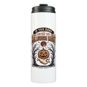 Vintage Halloween Shirt Spooky Engraved Pumpkin Gh Thermal Tumbler