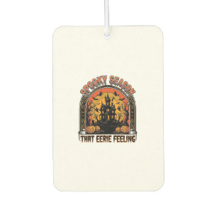 Vintage Halloween Shirt Spooky Season Feeling Desi Air Freshener