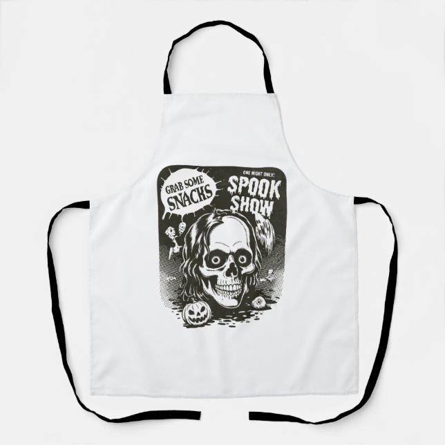 Vintage Halloween Spook Show Apron (Front)