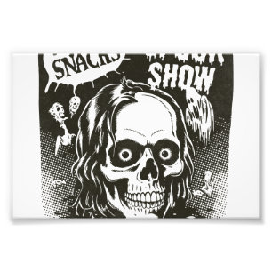 Vintage Halloween Spook Show Photo Print