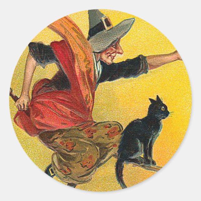 Vintage Halloween Stickers - Trick or Treat (Front)