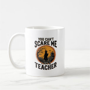 Vintage Halloween Teacher Scary School Shirt Desig Coffee Mug