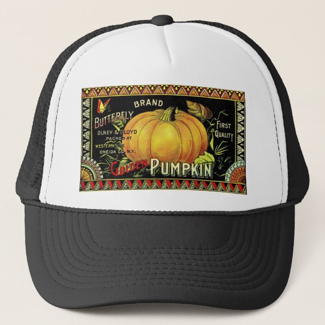 Vintage Halloween Trucker Hat (Front)