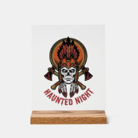 Vintage Halloween Warrior Engraving Graphic for Wh
