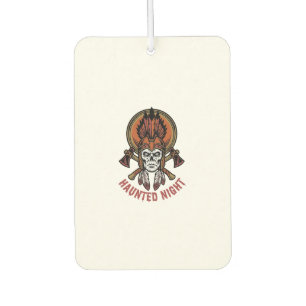 Vintage Halloween Warrior Engraving Graphic for Wh Air Freshener