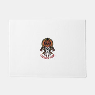 Vintage Halloween Warrior Engraving Graphic for Wh Doormat