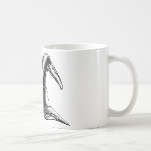 Vintage halloween witch hat coffee mug