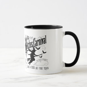 Vintage Halloween Witch Mug