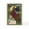 Vintage Halloween Witch Riding Broomstick with Cat