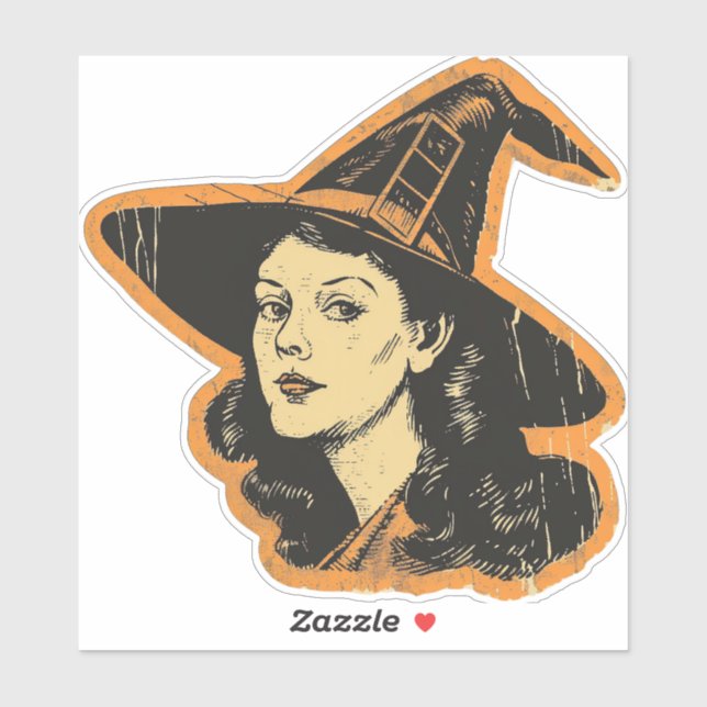 Vintage Halloween Witch Spooky Season (Sheet)