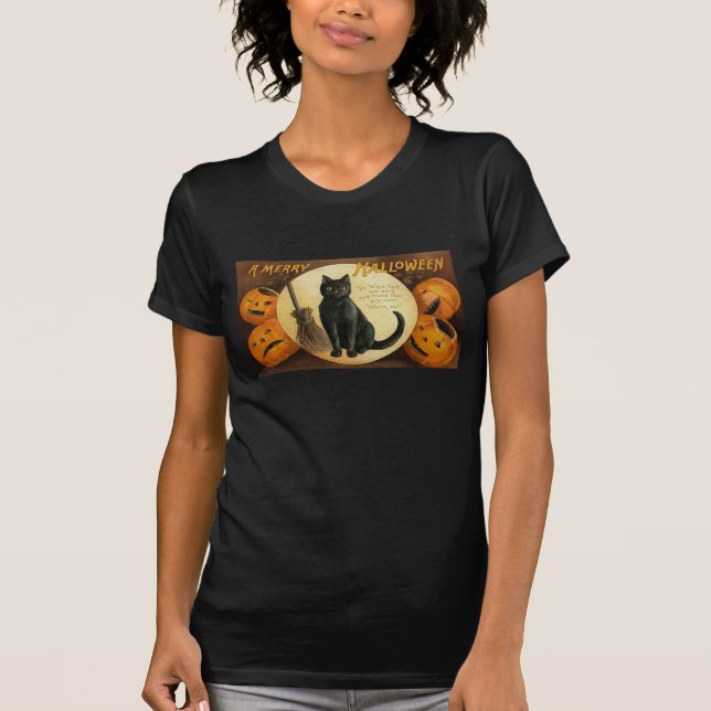 Vintage Halloween Witch Tees (Front)