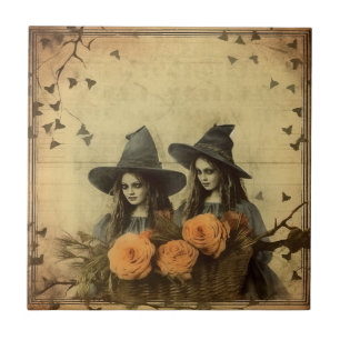 Vintage Halloween Witchcraft (11) Tile