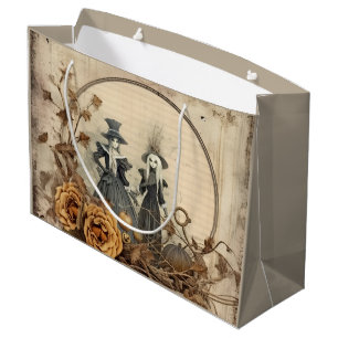 Vintage Halloween Witchcraft (12) Large Gift Bag