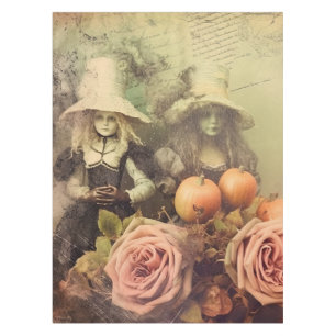 Vintage Halloween Witchcraft (1) Tablecloth