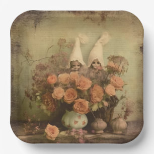 Vintage Halloween Witchcraft (2) Paper Plate