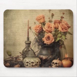 Vintage Halloween Witchcraft (4) Mouse Pad