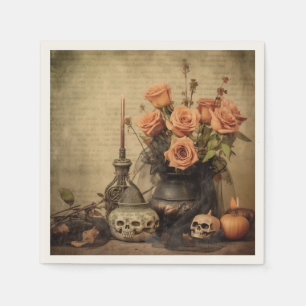 Vintage Halloween Witchcraft (4) Napkin