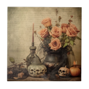 Vintage Halloween Witchcraft (4) Tile