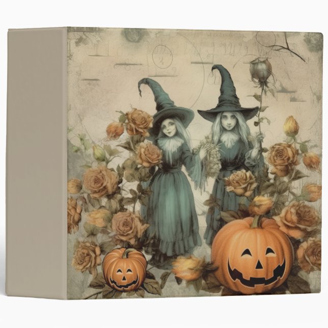 Vintage Halloween Witchcraft (6) Binder (Front/Spine)