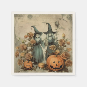 Vintage Halloween Witchcraft (6) Napkin