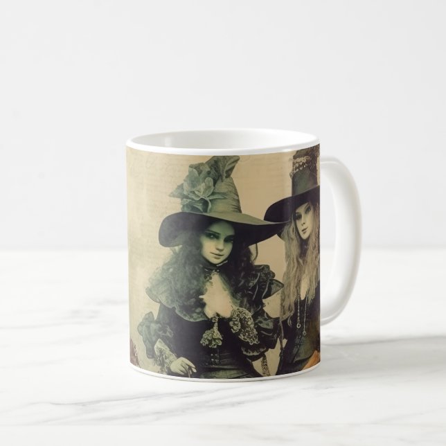 Vintage Halloween Witchcraft (7) Coffee Mug (Front Right)