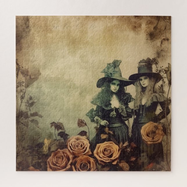 Vintage Halloween Witchcraft (7) Jigsaw Puzzle (Vertical)